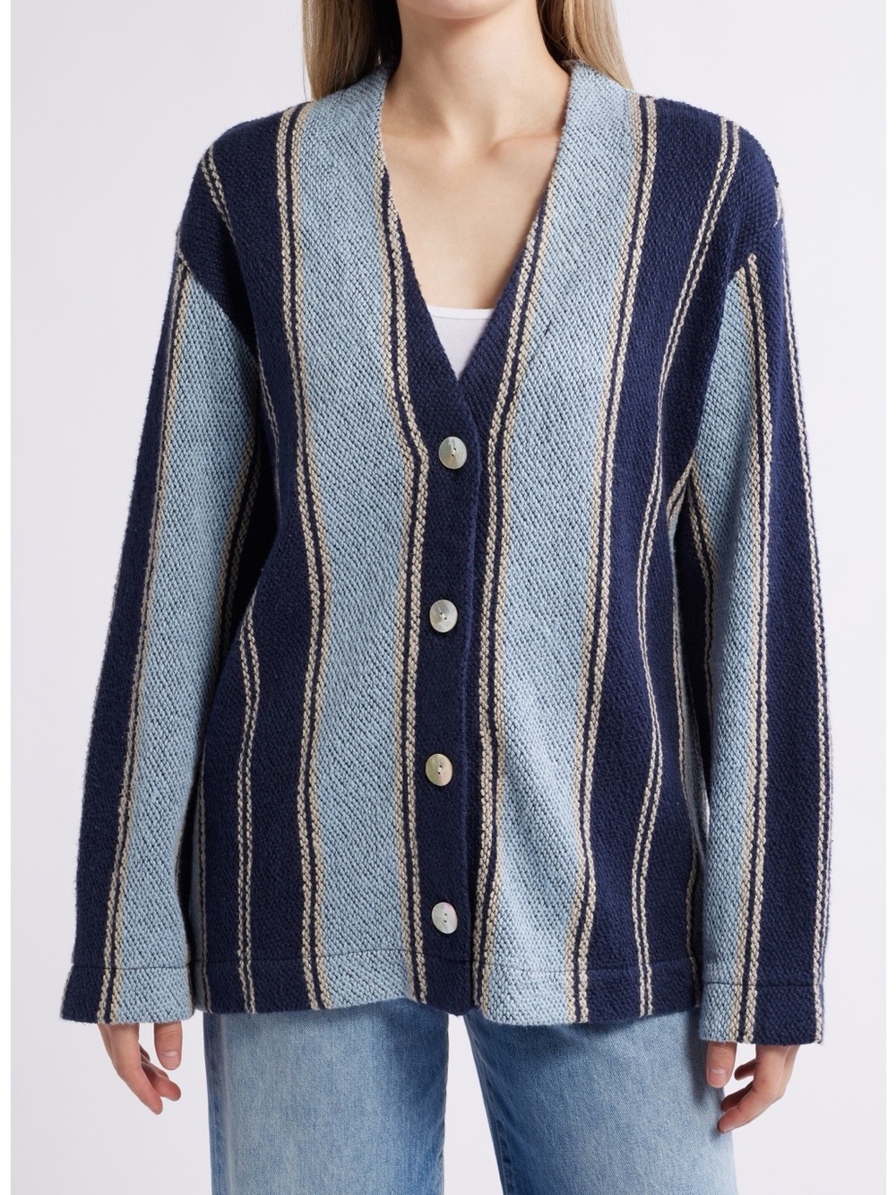 Faherty Dockside Organic Cotton Cardigan - Picture 5 of 12